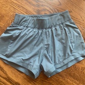 Athleta Stellar shorts, grey